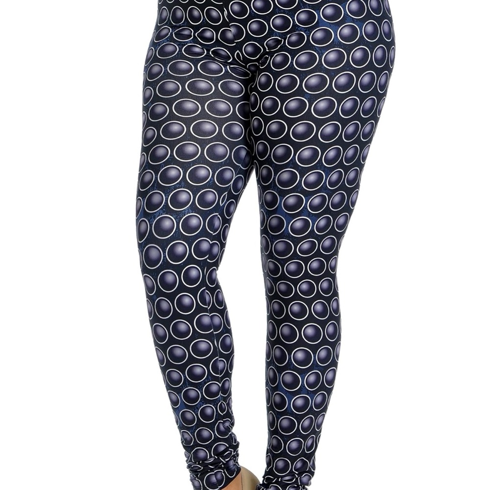 Chic Circle Pattern Leggings